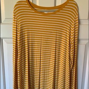 Yellow-Gold Long Sleeved Tee